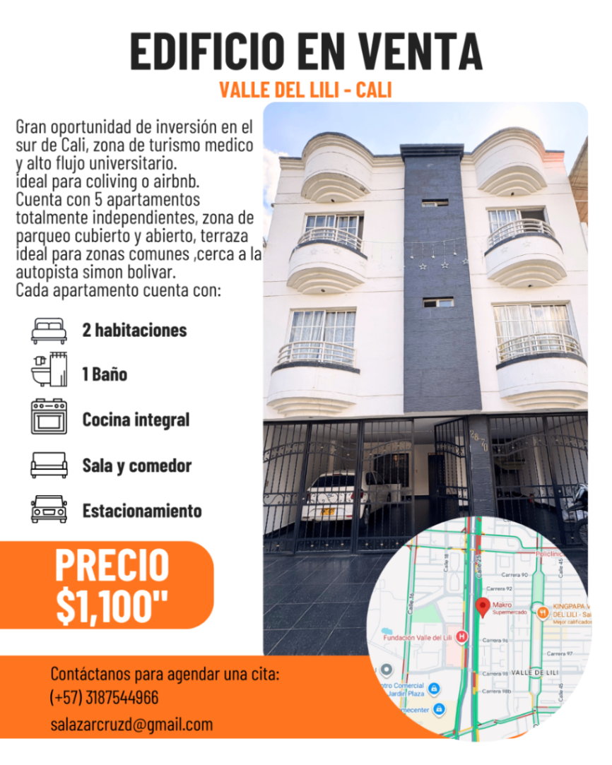 Cra. 109, Cali, Valle del Cauca, Colombia